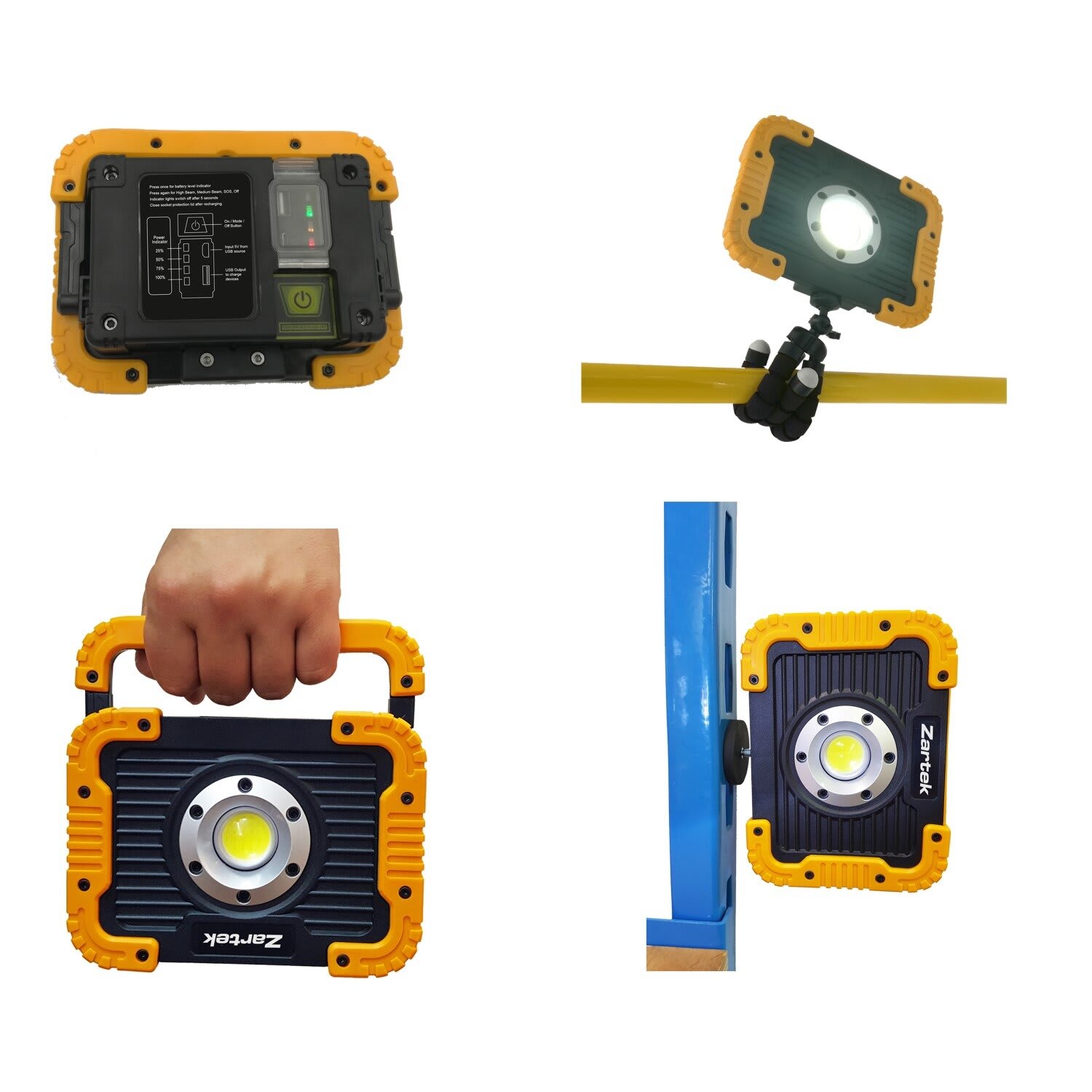 Zartek 10Watt Led Worklight 1008692 Outdoor Warehouse