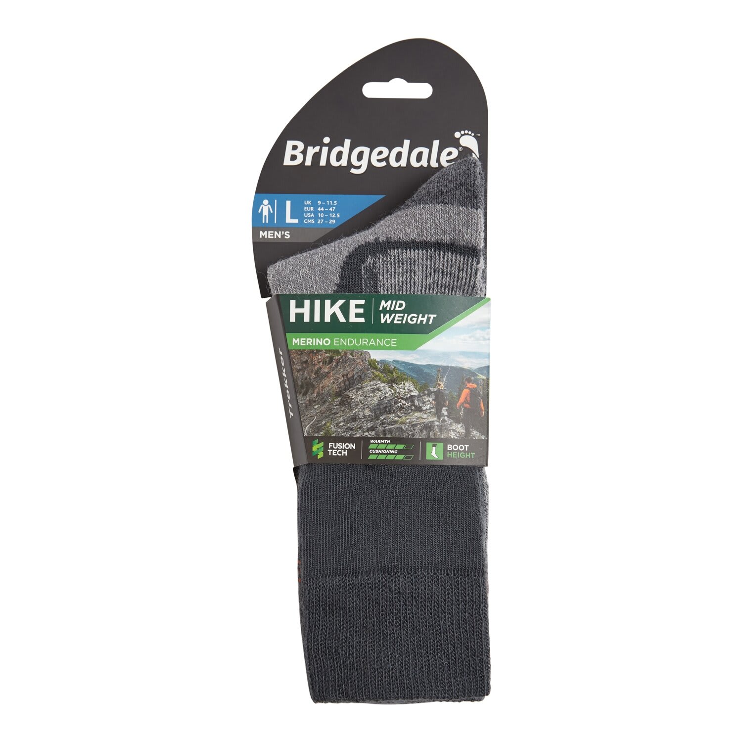 Bridgedale Men's Midweight Merino Wool Sock Outdoor Warehouse