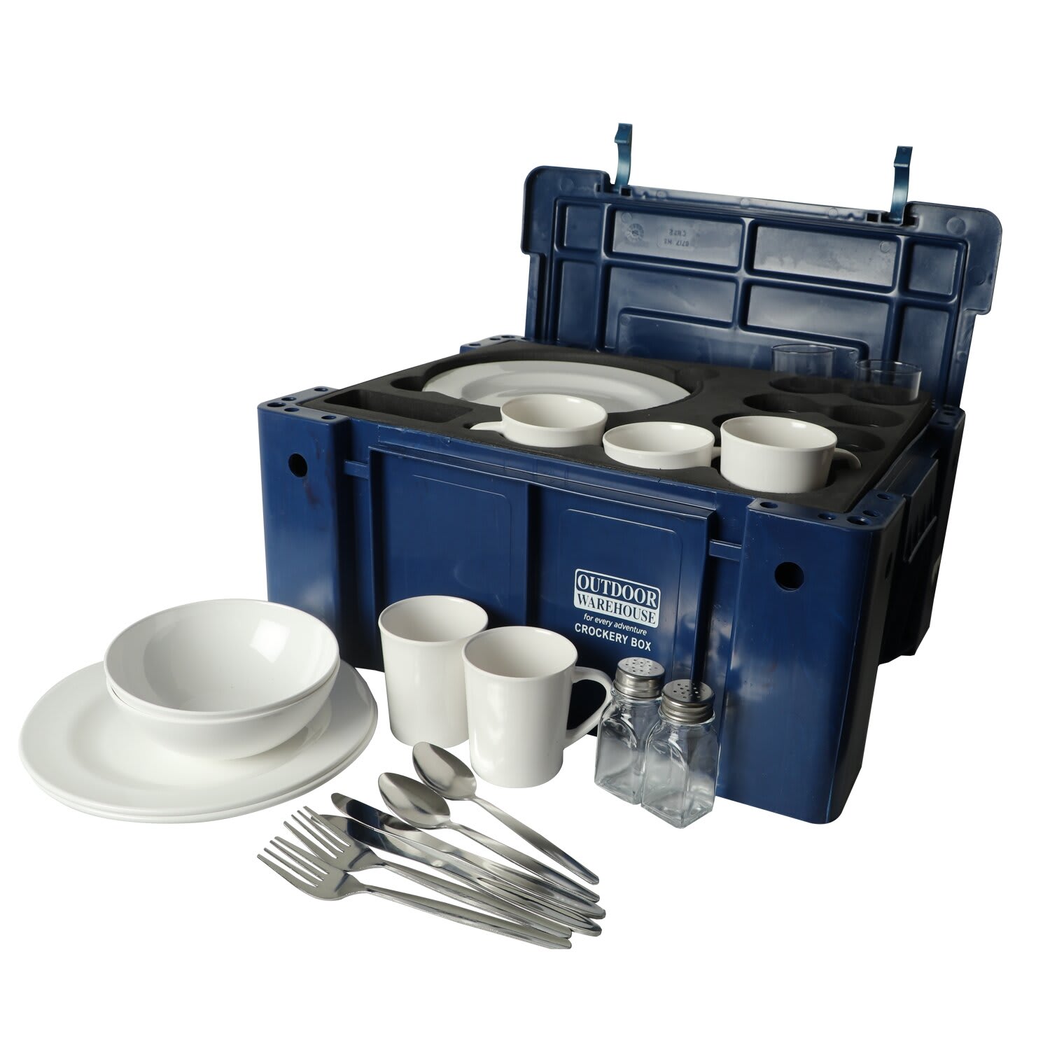 Natural Instincts Campers 6person Crockery Box 1010120 Outdoor