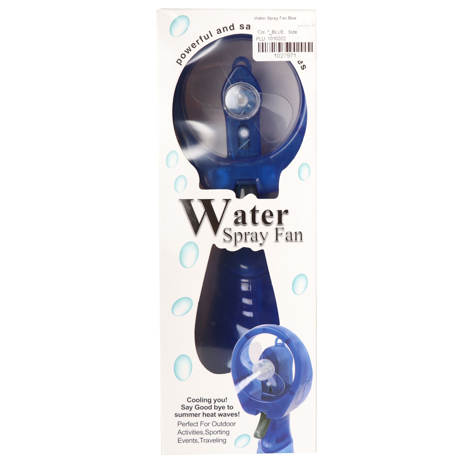 Water Spray Fan Blue Outdoor Warehouse