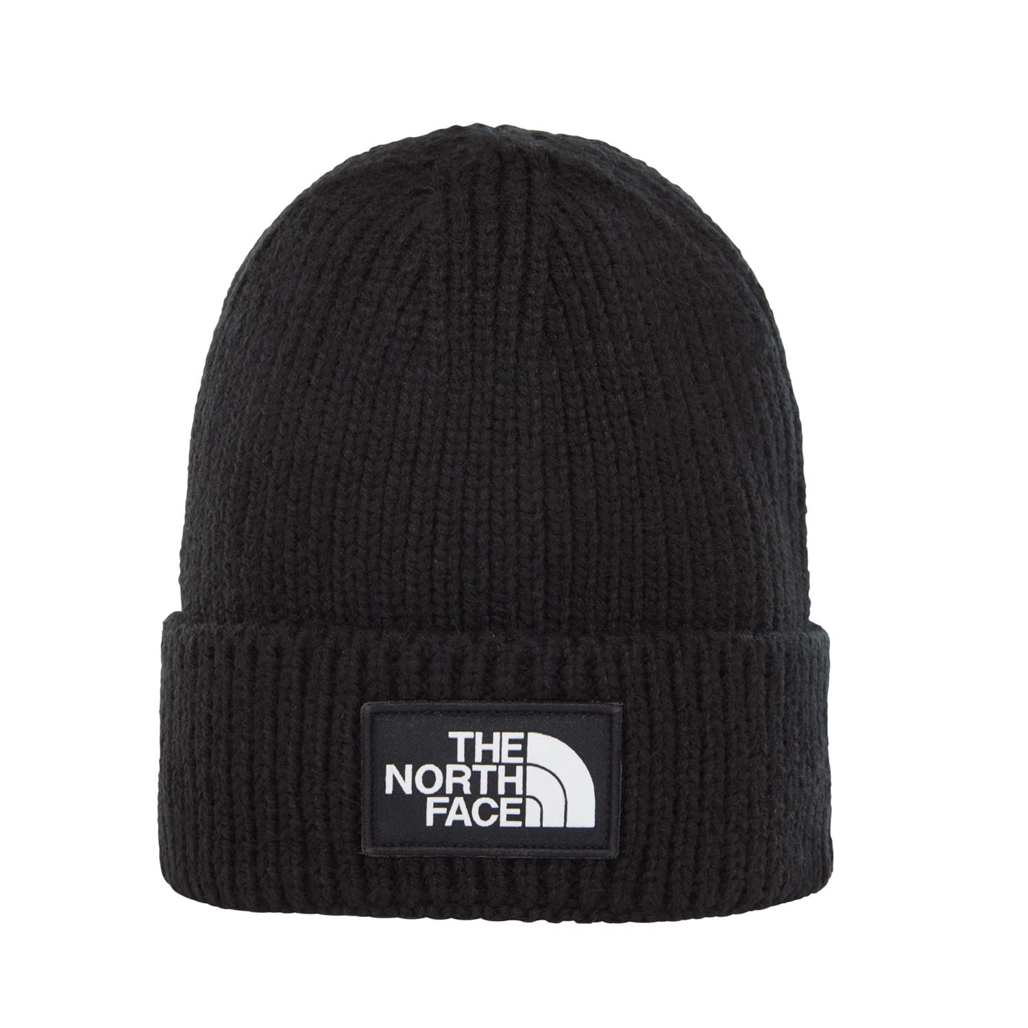 The North Face Logo Box Cuffed Beanie Outdoor Warehouse