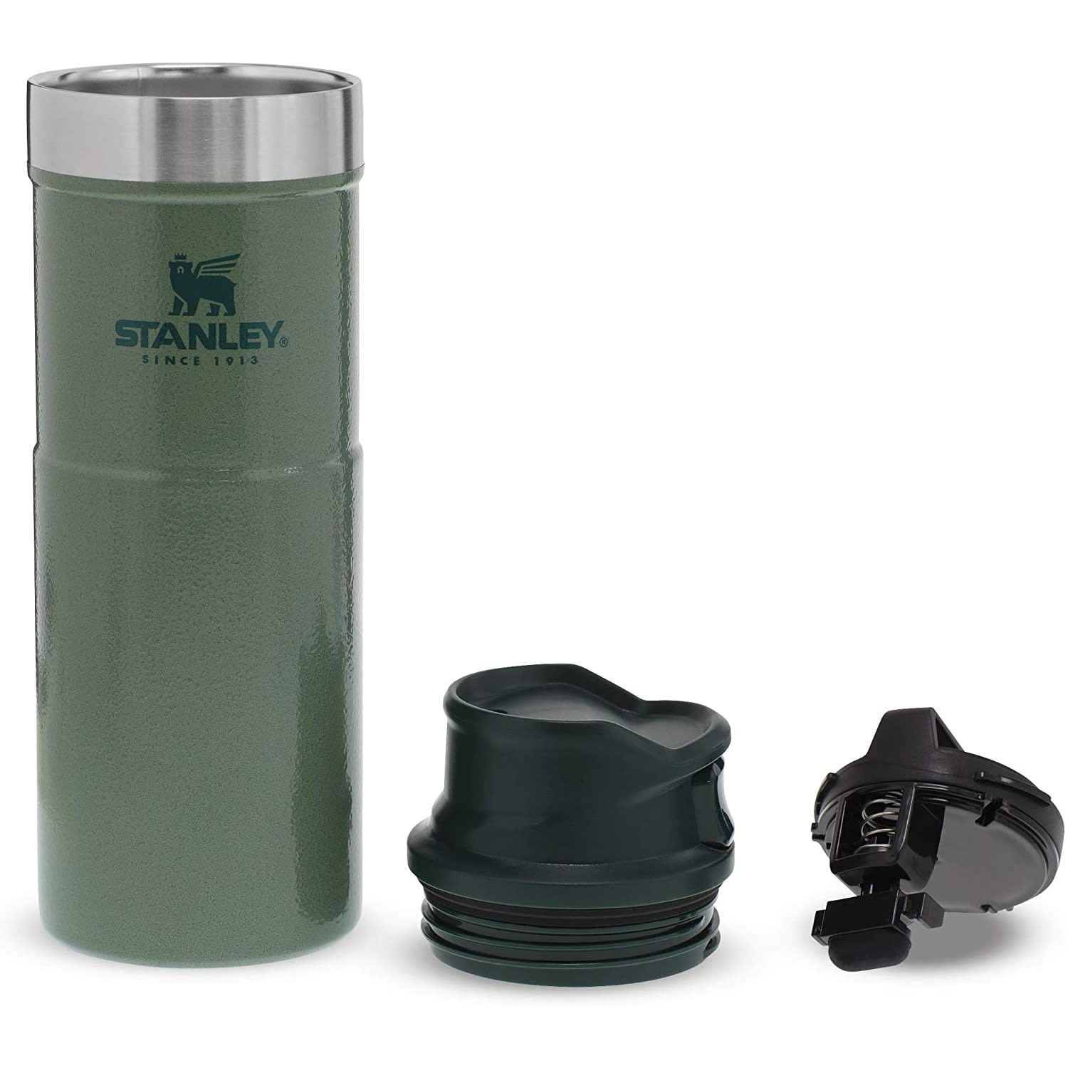 Stanley Classic Trigger Action Mug 470ml Hammertone Green Outdoor