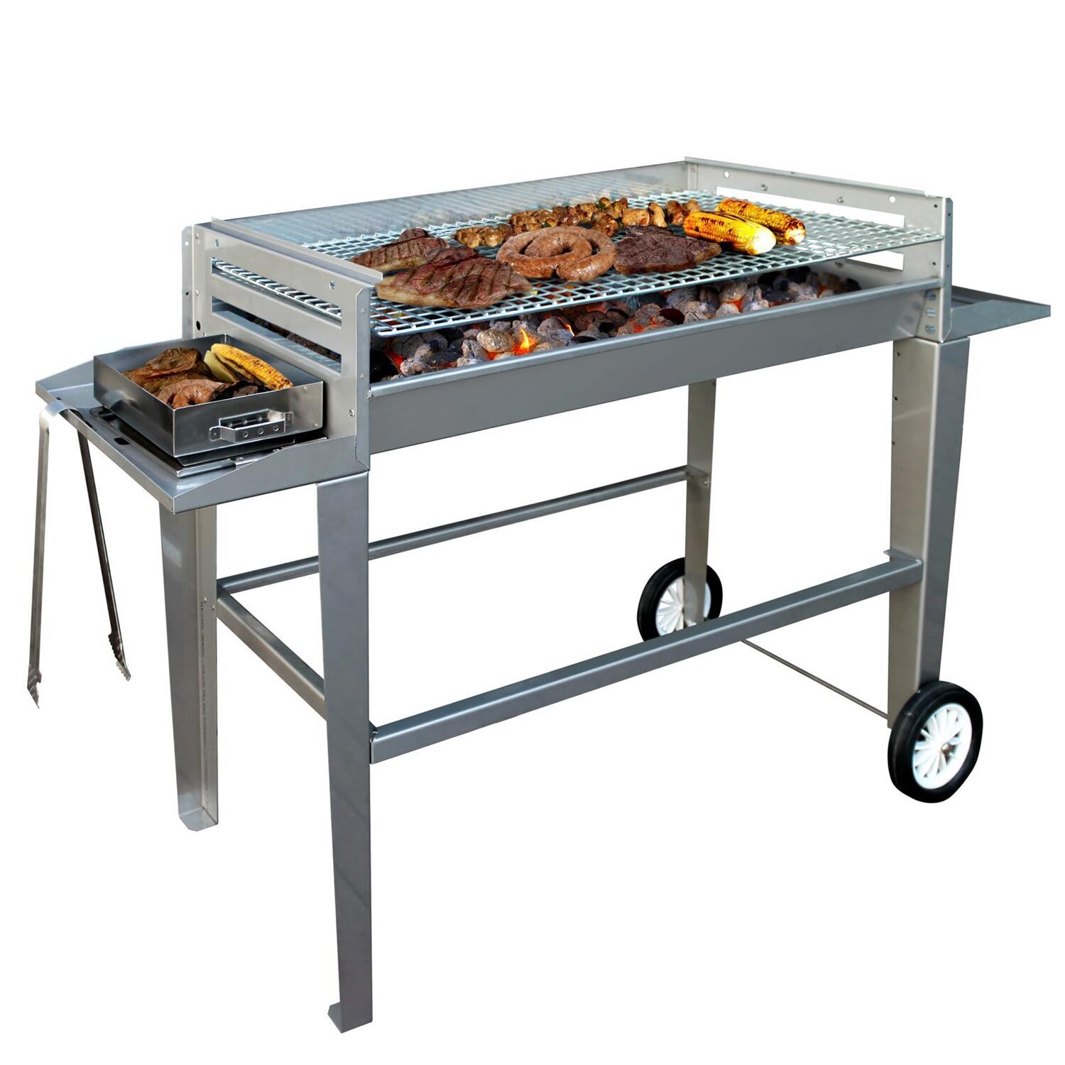 Technipunch 900 Stainless Steel Mobile Braai Outdoor Warehouse