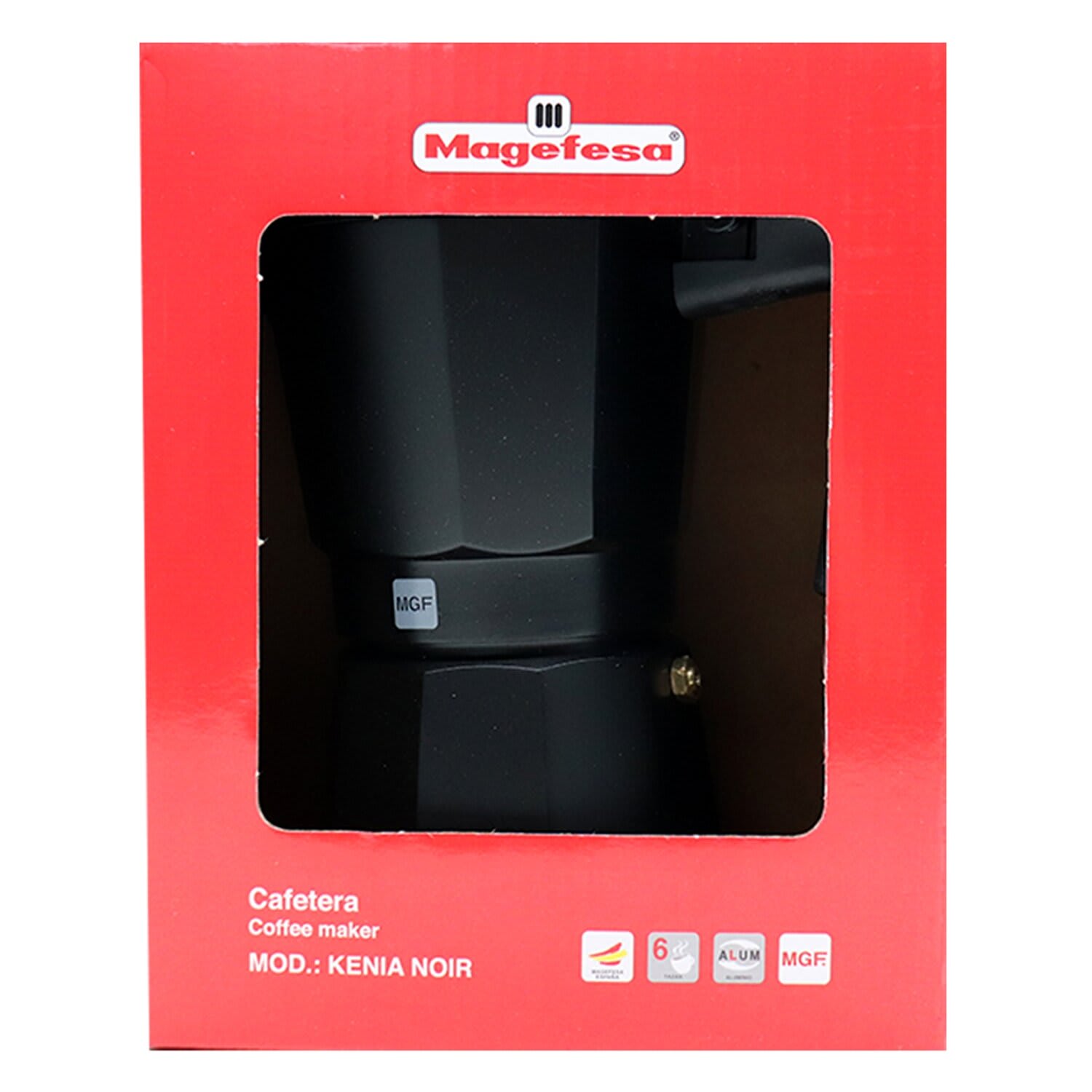 MAGEFESA KENIA NOIR COFFEE MAKER 6 CUP | 1013001 | Outdoor Warehouse
