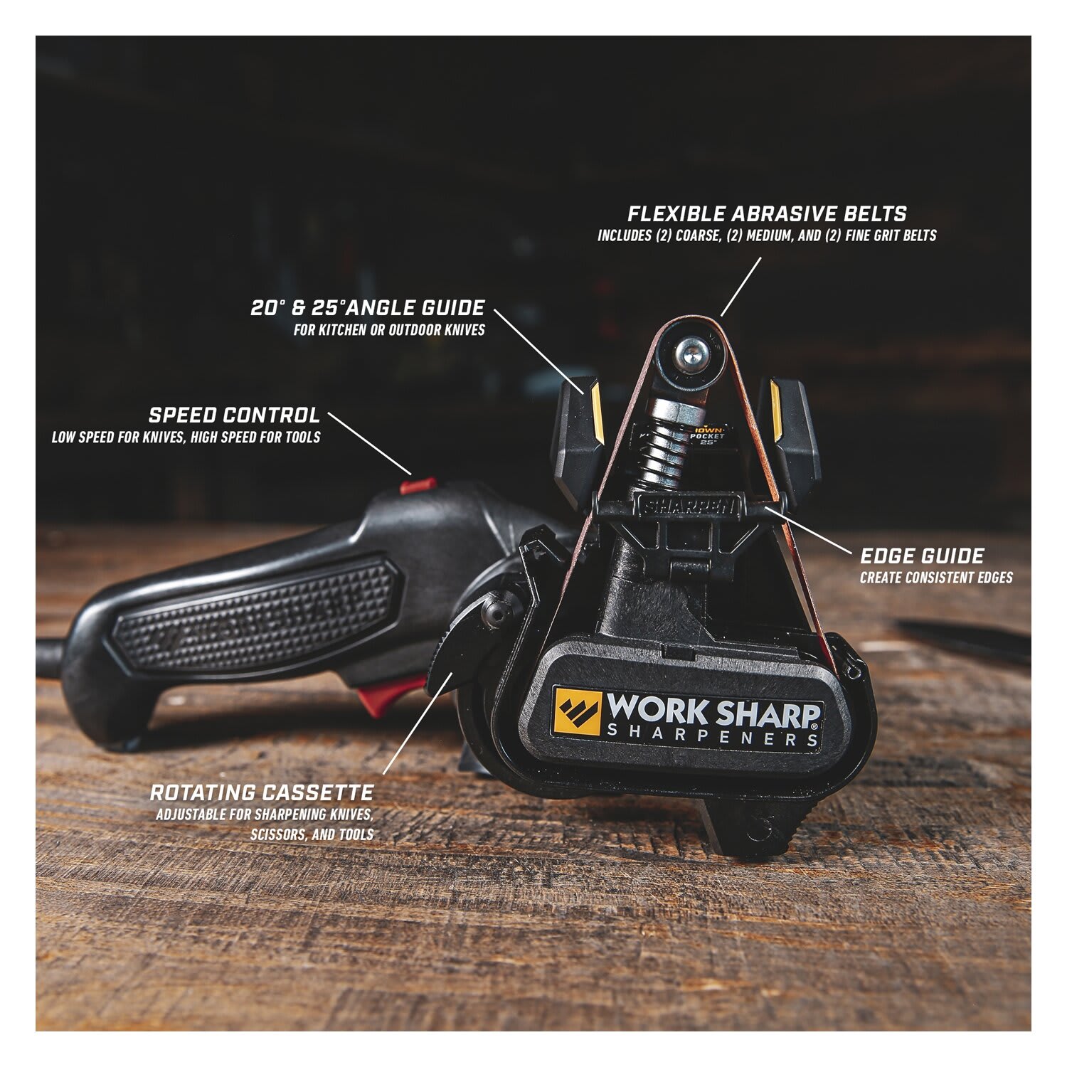 WORK SHARP KNIFE & TOOL SHARPENER MK.2 1013138 Outdoor Warehouse