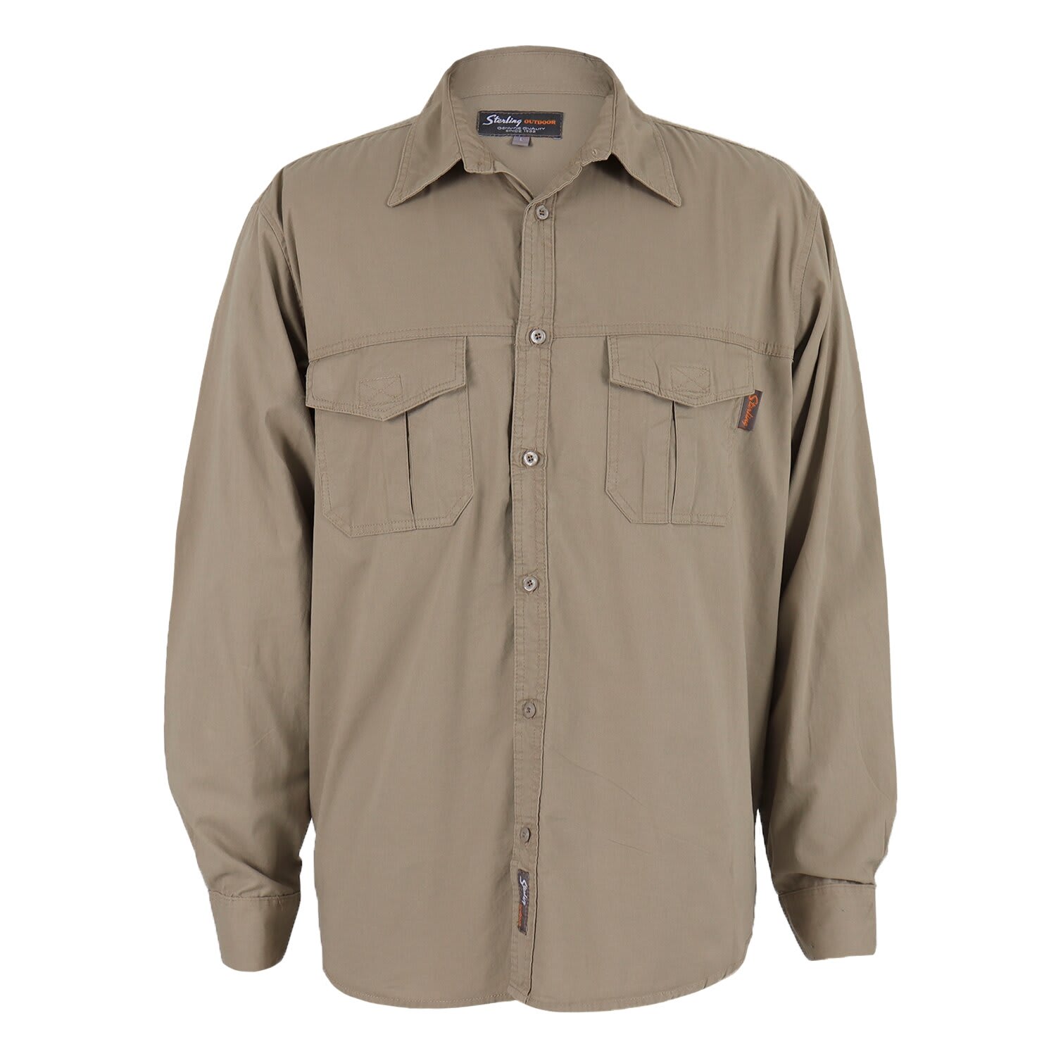 Sterling Men's Twill Long Sleeve Shirt 1013409 Outdoor Warehouse