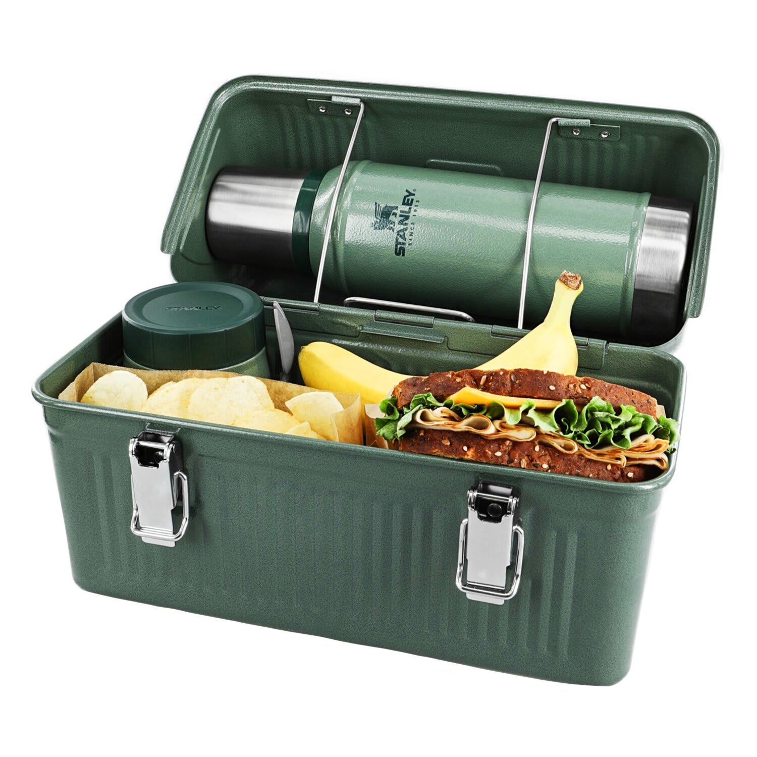 Stanley Classic Lunchbox 9.5L Hammertone Green | 1013891 | Outdoor