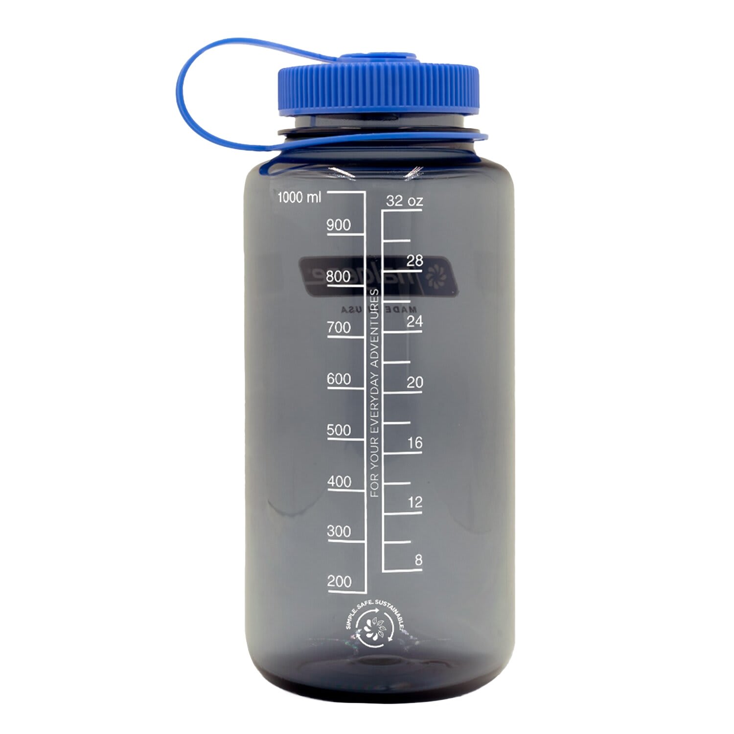 Nalgene Wide Mouth Gray Sustain 946ml/32OZ 1014872 Outdoor Warehouse