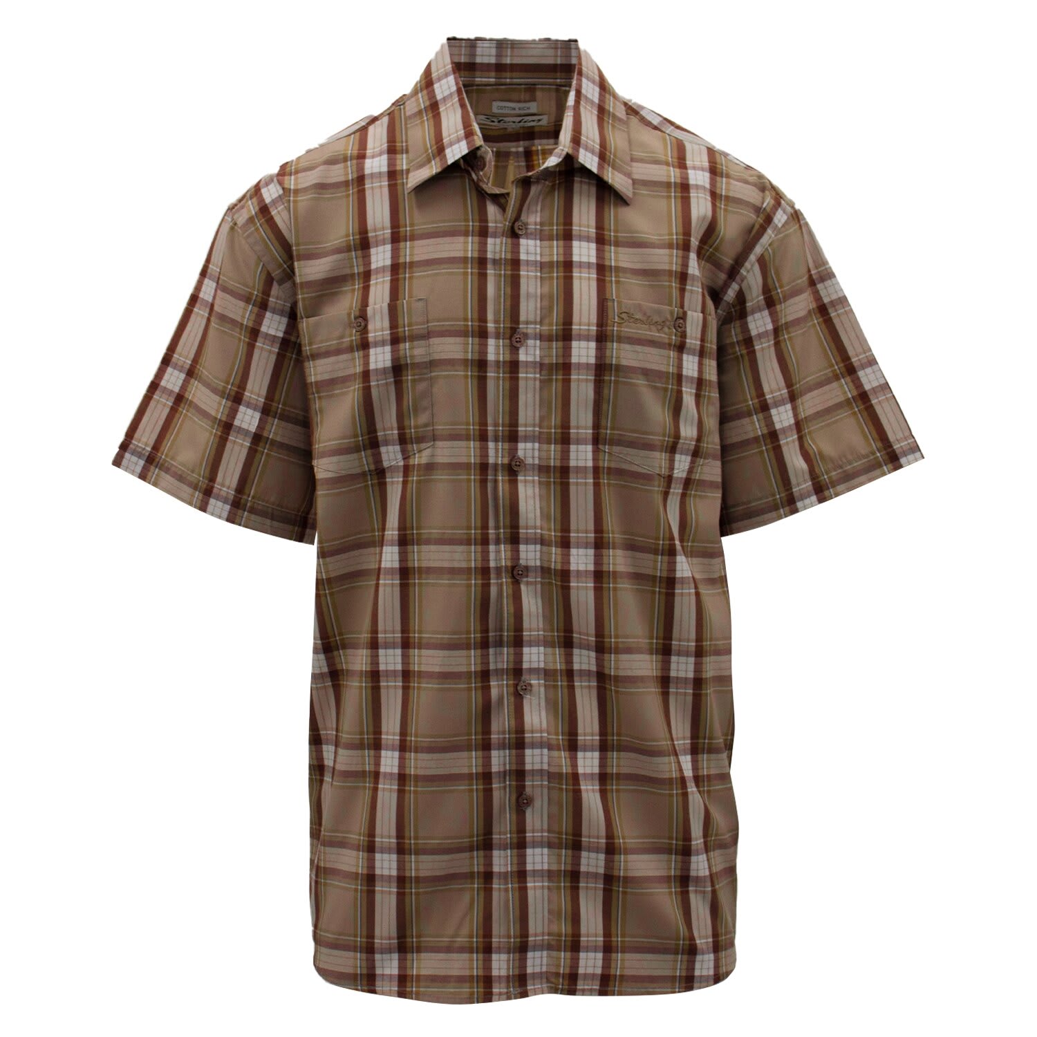 Sterling Men's Check Short Sleeve Shirt | 1015080 | Outdoor Warehouse