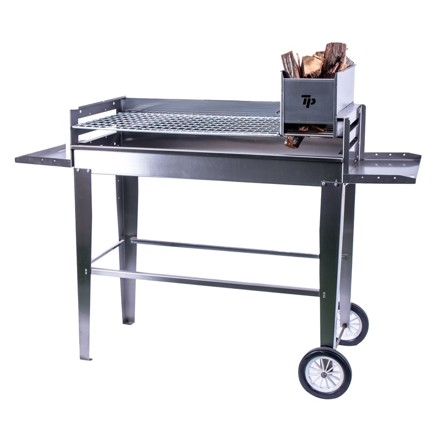 Technipunch 900 Stainless Steel Mobile Braai with Ember Maker 1015252