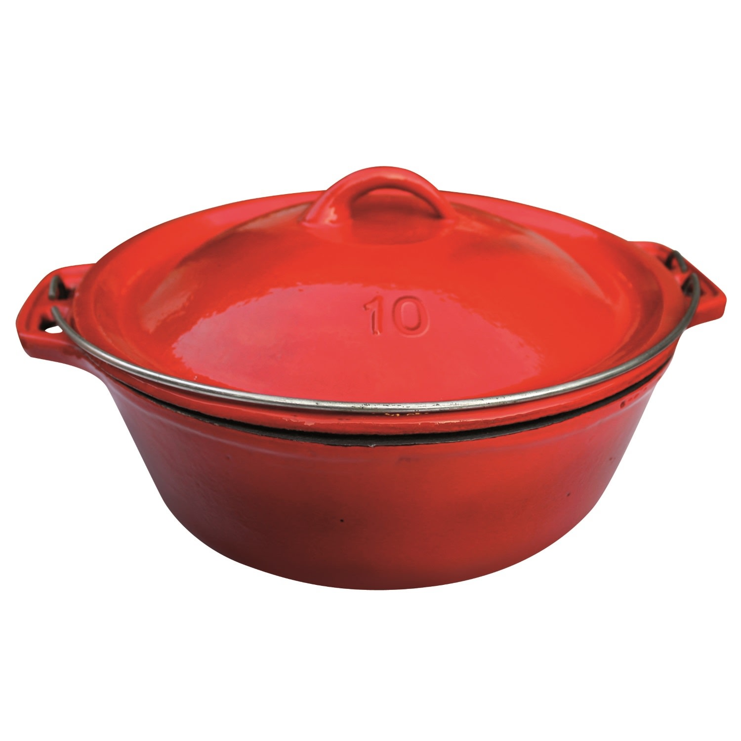 LK's Enamel Cast Iron 3 Leg Pot No. 3 1001207 Outdoor Warehouse