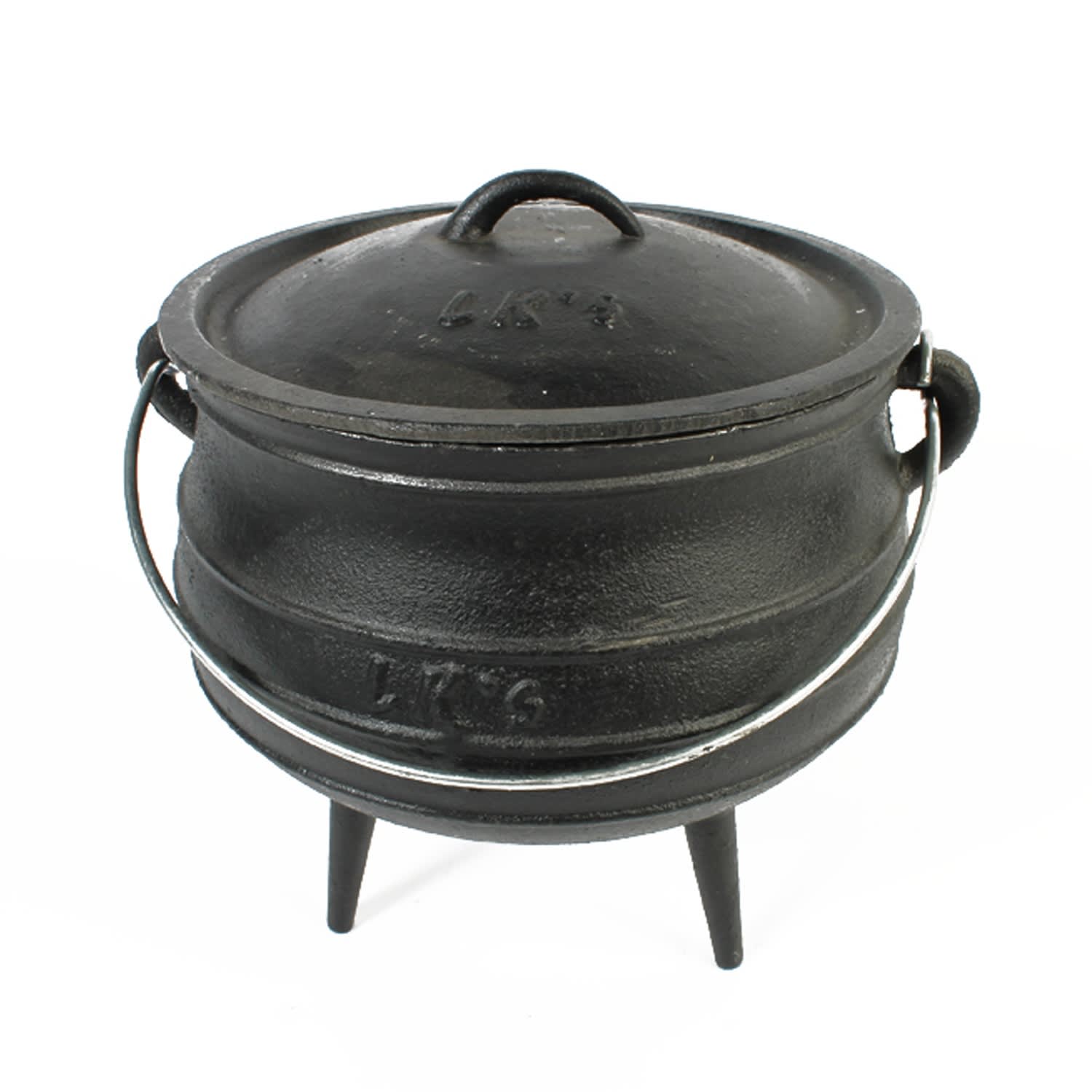 LK's Cast Iron 3 Leg Pot 1/4 Outdoor Warehouse