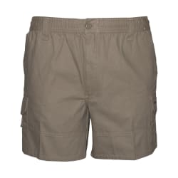 Sterling Men&#039;s Cargo Canvas 14cm Elasticated Short