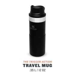 Stanley Classic Trigger Action Mug 355ml Matte Black