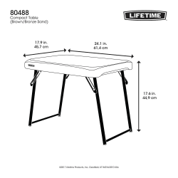 Lifetime 60cm Table