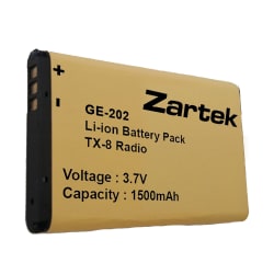 Zartek TX-8 spare battery