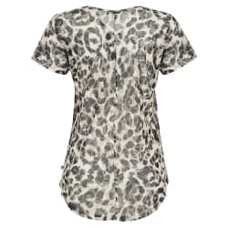 African Nature Women&#039;s Leopard Short sleeve Burnout