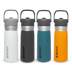 Stanley IceFlow Flip Straw Water Bottle 650ml Charcoal