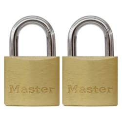 MasterLock 40mm 2 Pack Economy Key-Alike Padlocks