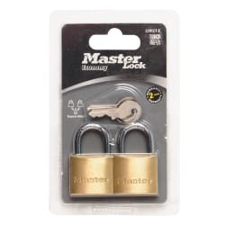 MasterLock 40mm 2 Pack Economy Key-Alike Padlocks