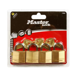 MasterLock 30mm 4 Pack Keyed Alike Padlocks