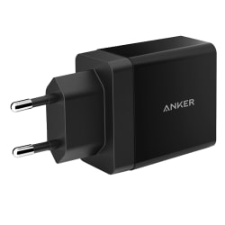 Anker 2-Port USB Wall Charger 24W Black