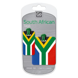 Go Travel South African Flag Tags