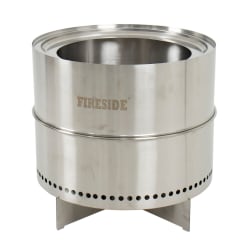 Fireside Stainless Steel Fire Pit