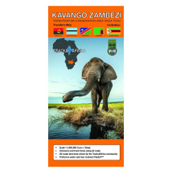 Tracks4Africa Kavango Zambezi Transfrontier Conservation Area (KAZA) 1st Edition
