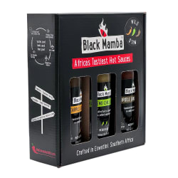 Black Mamba Africa&#039;s Chilli Venom Gift Pack 3 x 180ml - Mild