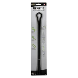 Nite Ize Gear Tie Reusable Twist Tie 32 inch/81.2cm 2 Pack Black