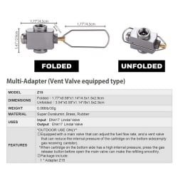 Outdoor Elements Gas Refill Adapter