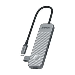 Momax OneLink 7-in-1 Multi-Function USB-C Hub Space Grey