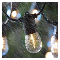 Litehouse Solar Festoon Outdoor Bulb String Lights 15 Meter