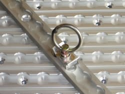 SecureTech Aluminium Cargo Track Single Stud