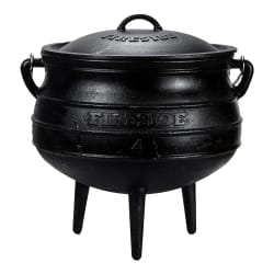 Fireside Cast Iron 3 Leg Pot - No. 4