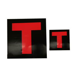 Trailer Sticker Red (2pk)