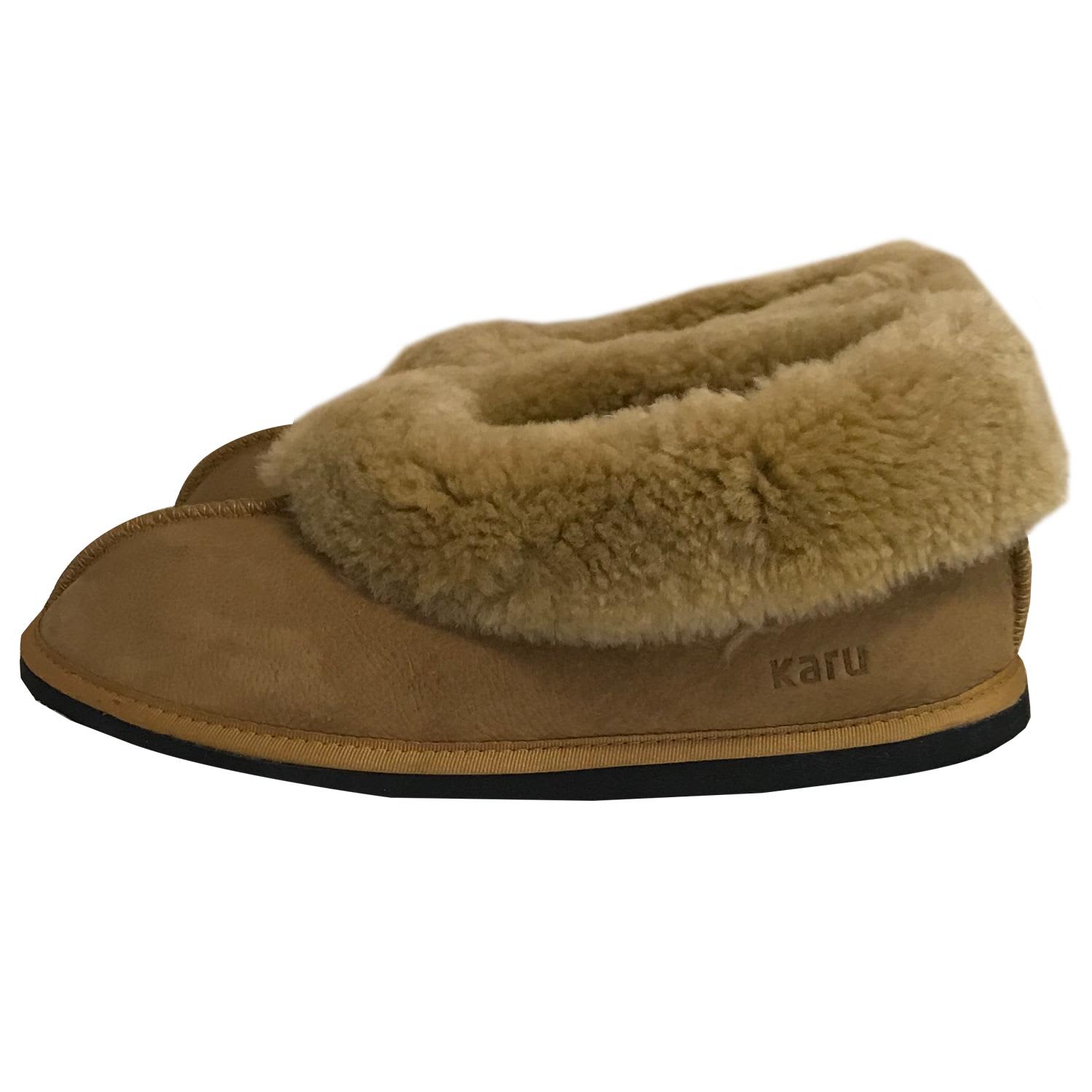 Karu Sheepskin Wool Slippers(Size:8-12)