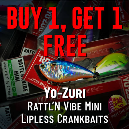 Buy 1, Get 1 Free  Yo-Zuri Rattl'N Vibe Mini Lipless Crankbaits