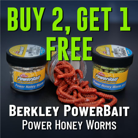 Buy 2, Get 1 Free Berkley PowerBait Power Honey Worms