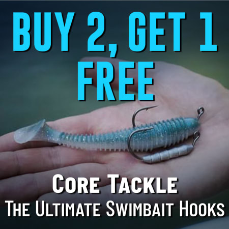 Buy 2, Get 1 Free Core Tackle The Ultimate Swimbait Hooks