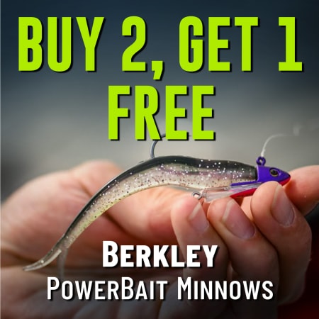 Buy 2, Get 1 Free Berkley PowerBait Minnows