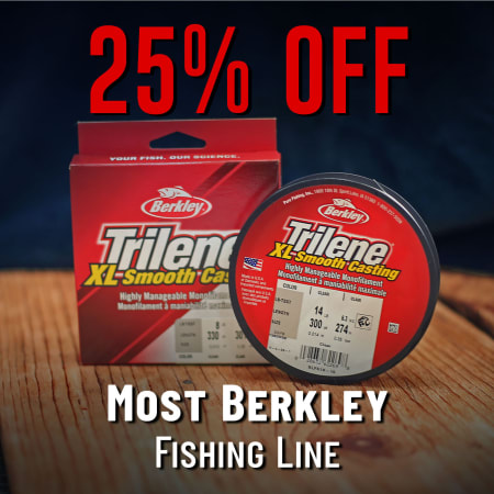 25% Most Berkley Fishing Line