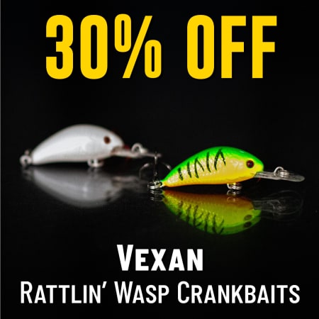30% Off Vexan Rattlin' Wasp Crankbaits