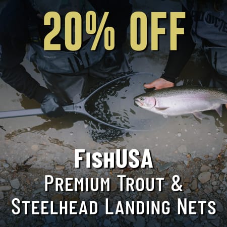 20% Off  FishUSA Premium Trout & Steelhead Landing Nets