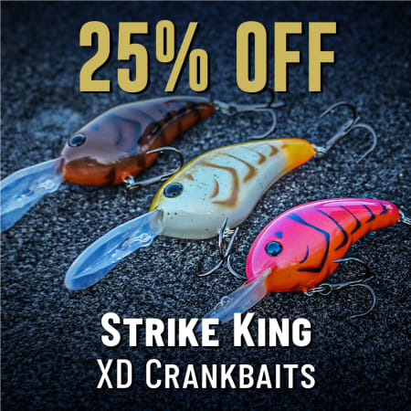 20% Off Strike King XD Crankbaits