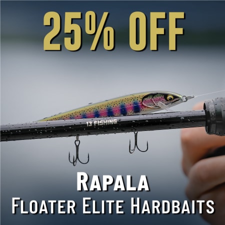 25% Off Rapala Floater Elite Hardbaits
