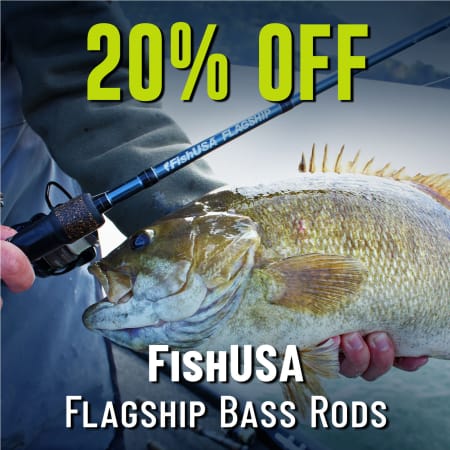 20% Off FishUSA Flagship Bass Rods