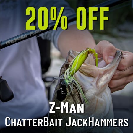 20% Off Z-Man ChatterBait JackHammers