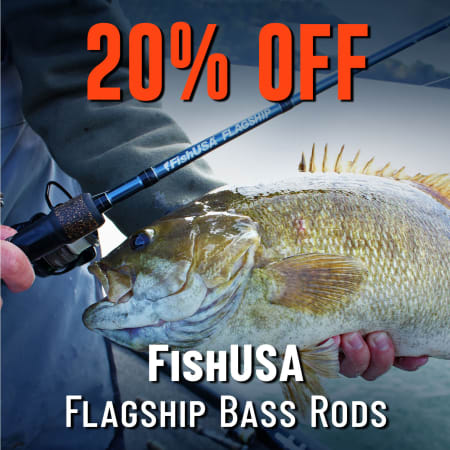 20% Off FishUSA Flagship Bass Rods